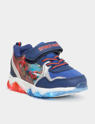Baskets running lumineuses Spider-Man bleu garçon