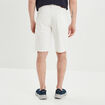 Bermuda droit 5 poches en jean Creeks denim blanc homme