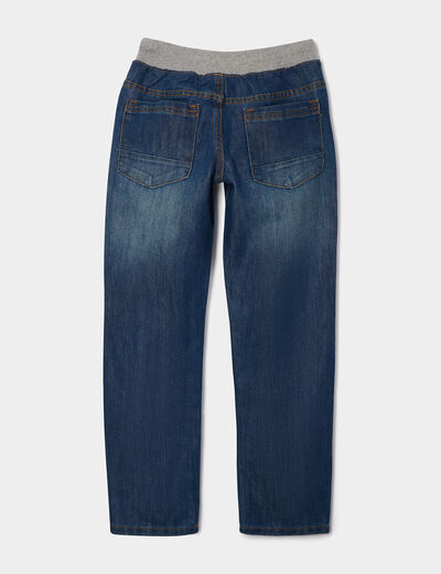 Jeans regular taille ajustable denim stone garçon