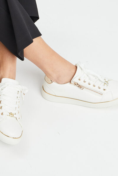 Baskets tennis Mosquitos blanc femme