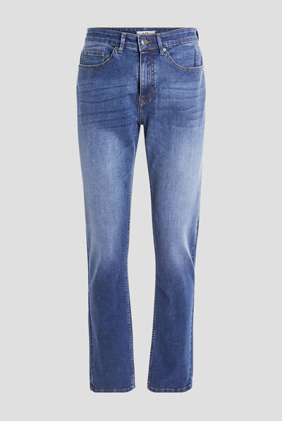 Jeans regular stretch denim double stone homme