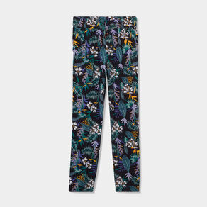 Pantalon fluide ceinture élastiquée noir femme