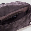 Sac en bandoulière irisé noir femme