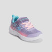 Baskets à scratchs Skechers Shimmer bleu lavande fille