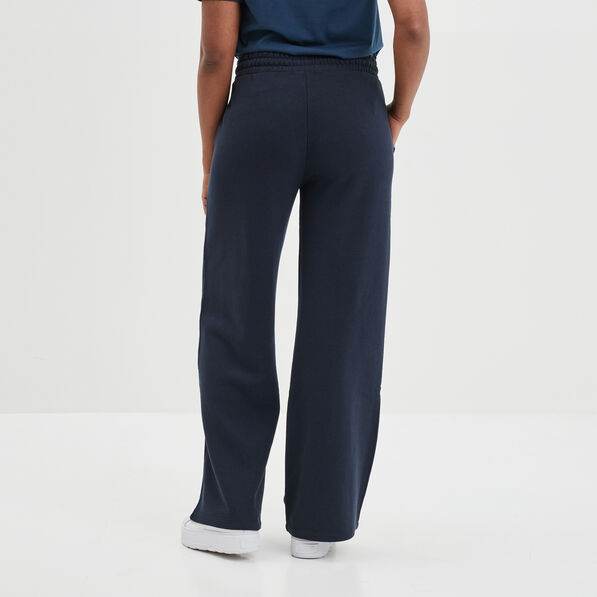 Pantalon de jogging large Creeks bleu marine femme