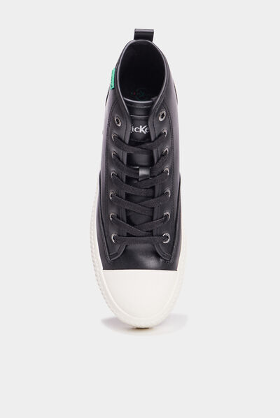 Baskets montantes Kickers Reallife noir femme