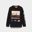 T-shirt manches longues Dragon Ball Z noir gar&ccedil;on