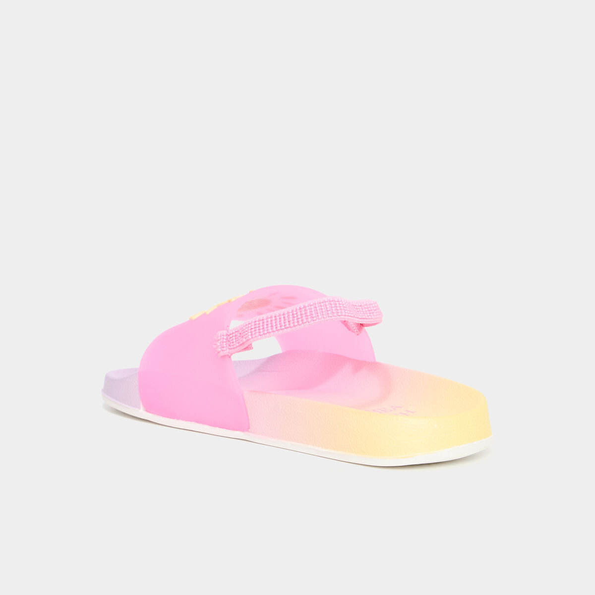 Mules de plage avec brides multicolore fille