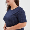 Ensemble pyjama short 2 pièces Modavista bleu femme grande taille