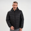 Doudoune zipp&eacute;e r&eacute;versible &agrave; capuche noir homme