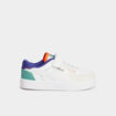 Tennis basses à scratchs Puma Caven blanc garçon