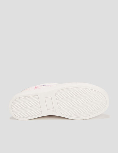 Tennis à lacets Liberto blanc fille