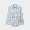 Chemise ajust&eacute;e manches longues blanc homme