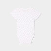Lot 3 bodies US coton manches courtes blanc bébé