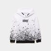 Sweat hoodie &agrave; capuche blanc gar&ccedil;on