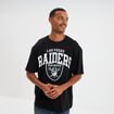 T-shirt manches courtes coton NFL noir homme