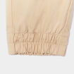 Jeans jogger coton bas élastiqué marron clair bébé garçon