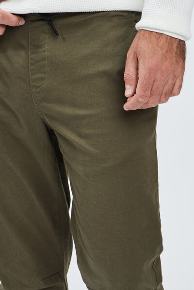 Pantalon jogpant vert kaki homme