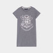 Chemise de nuit coton Harry Potter gris foncé fille