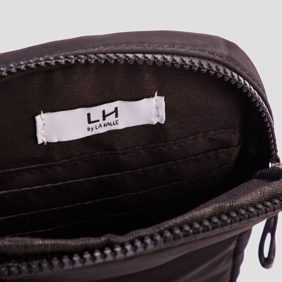Portefeuille sacoche en bandoulière noir homme