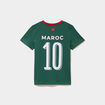 T-shirt maillot de football Maroc coton vert fille