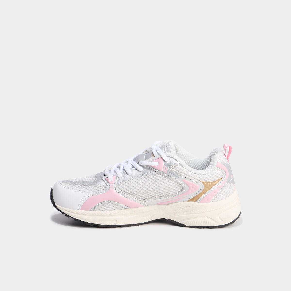 Baskets running m&eacute;moire de forme confort multicolore fille