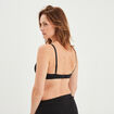 Soutien-gorge corbeille microfibre noir femme