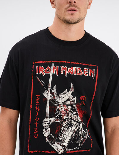 T-shirt manches courtes Iron Maiden noir homme