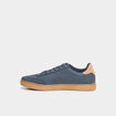 Tennis basses &agrave; lacets bleu marine homme