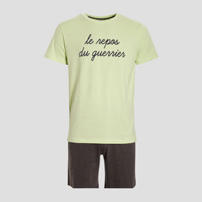 ensemble pyjama 2 pieces vert anis homme Ensemble pyjama 2 pièces vert anis homme