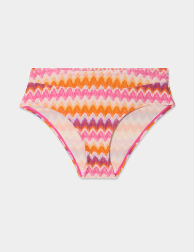 Bas de maillot de bain shorty multicolore femme