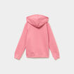 Sweat hoodie molleton 1 poche Puma vieux rose fille