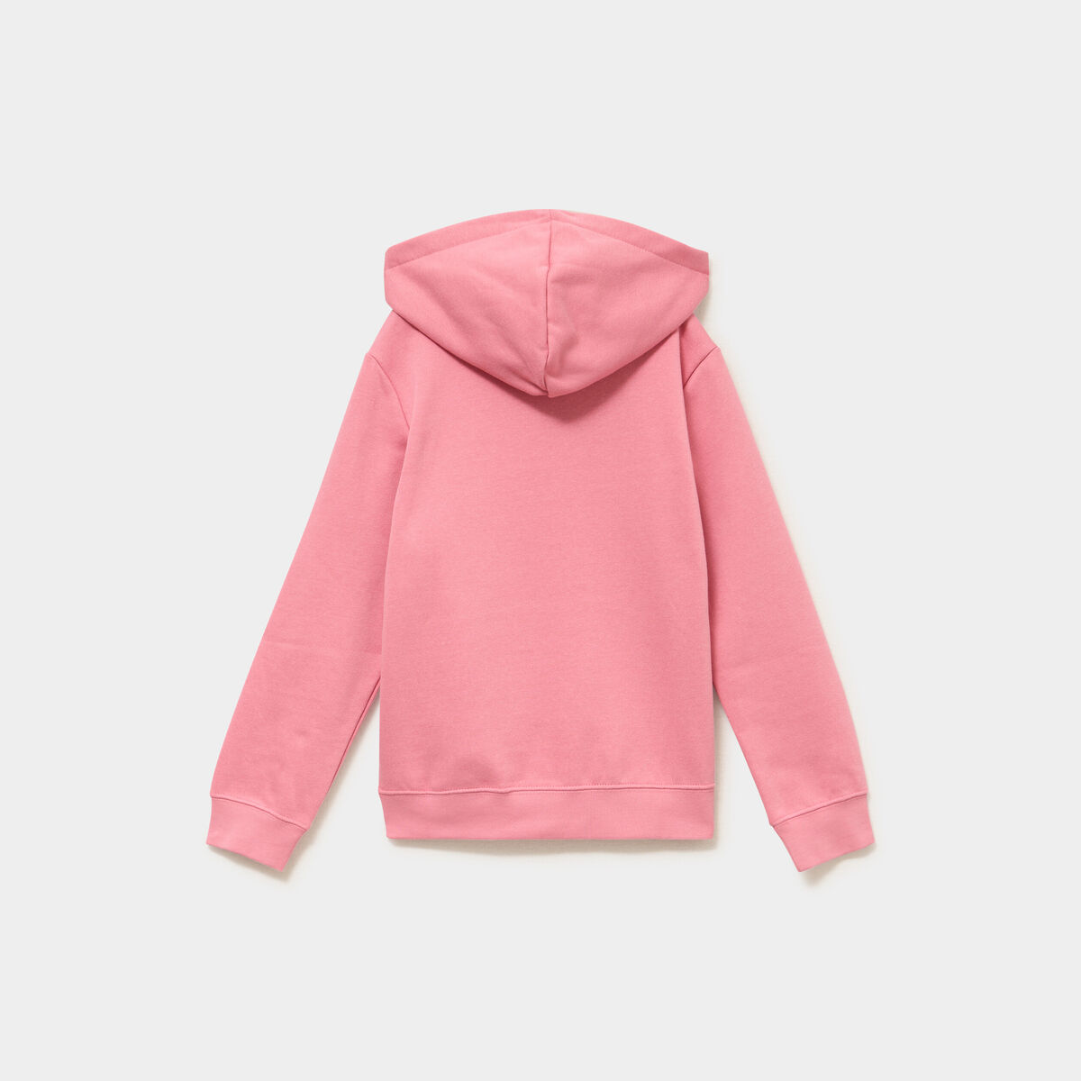 Sweat hoodie molleton 1 poche Puma vieux rose fille