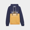 Sweat à capuche manches longues Creeks jaune moutarde homme
