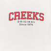 T-shirt manches courtes coton Creeks blanc garçon