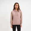 Sweat hoodie 1 poche &agrave; capuche Puma marron clair femme