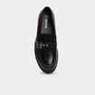 Mocassins avec boucles noir femme