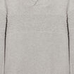 Pull avec col châle gris garçon