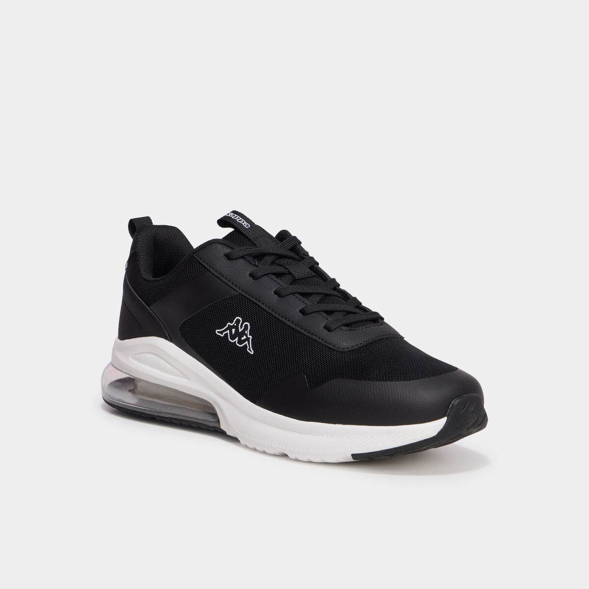 Baskets running &agrave; lacets Kappa noir homme
