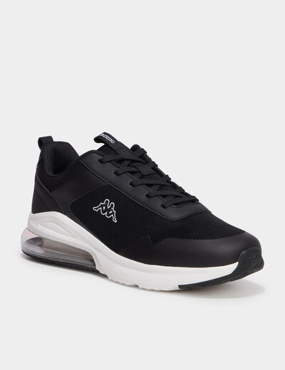 Baskets running &agrave; lacets Kappa noir homme