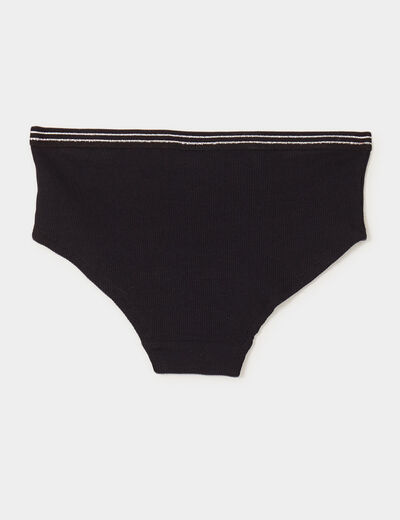 Lot 3 shortys côtelés coton noir fille