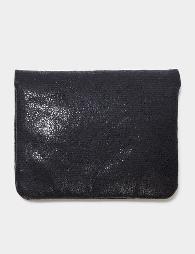 Porte-monnaie noir femme