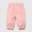 Pantalon jogger doublage coton rose poudr&eacute;e b&eacute;b&eacute; fille