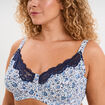 Soutien-gorge corbeille microfibre blanc femme grande taille