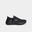Baskets running lacets élastiqués noir femme