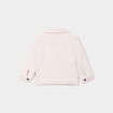 Veste esprit biker droite rose clair bébé fille
