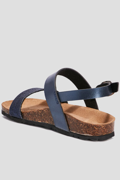 Sandales bleu marine fille