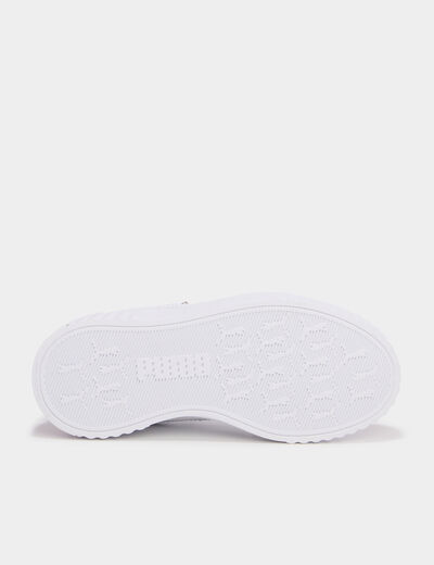 Baskets Puma Carina 3.0 Floral gris argent fille