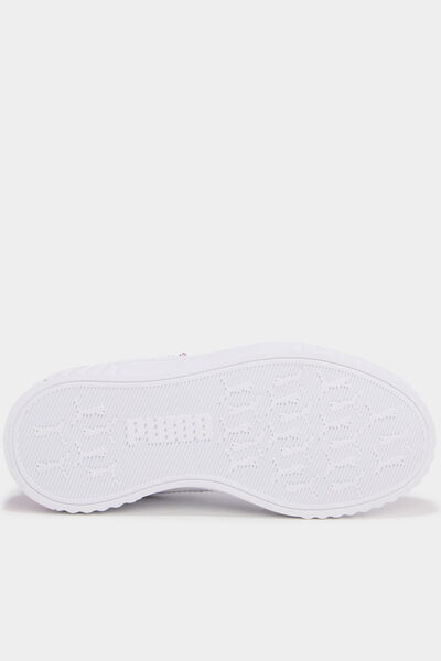 Baskets Puma Carina 3.0 Floral gris argent fille