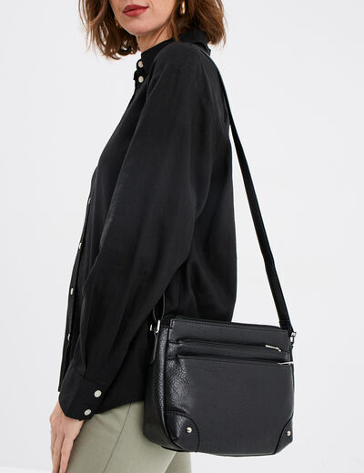Sac en bandoulière noir femme